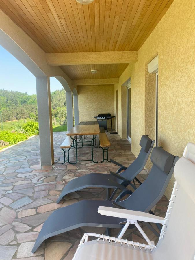 Villa Vue Panoramique & Jacuzzi Prive Saint-Hilaire  Exterior foto